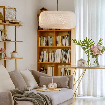 Japanese-style Designer Fabric Chandeliers Home Decor Lamp