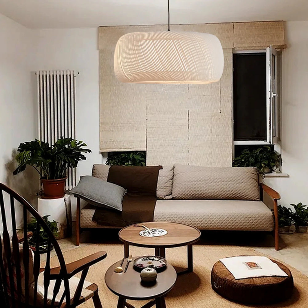 Japanese-style Designer Fabric Chandeliers Home Decor Lamp