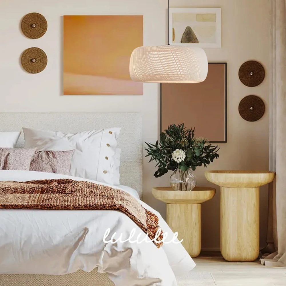 Japanese-style Designer Fabric Chandeliers Home Decor Lamp