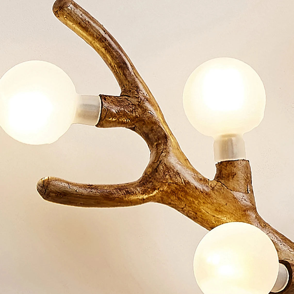 Creative Antler Wall Lamp Nordic Living Room Decorative Light