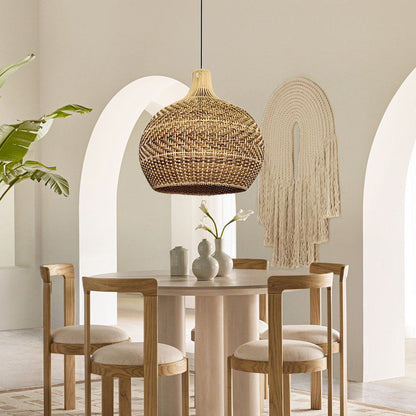 Rattan Pendant Light Interior Design
