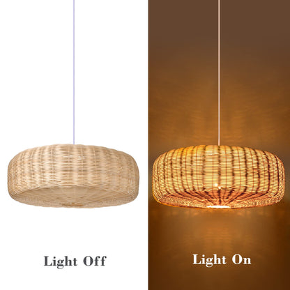 Woven Rattan Pendant Lighting