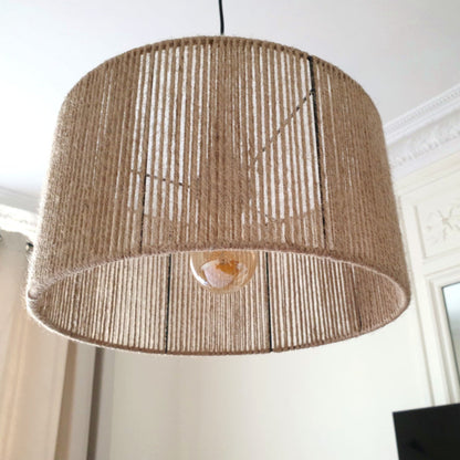 Boho Handmade Rope Woven Pendant Light