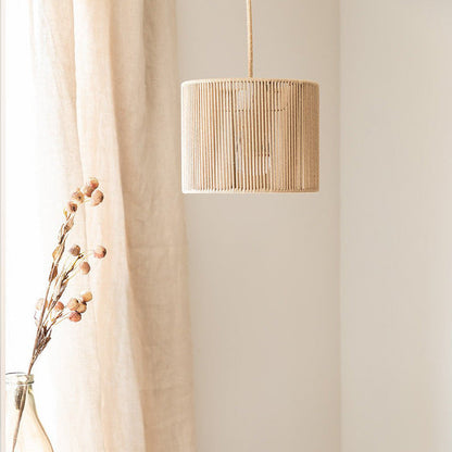Boho Handmade Rope Woven Pendant Light