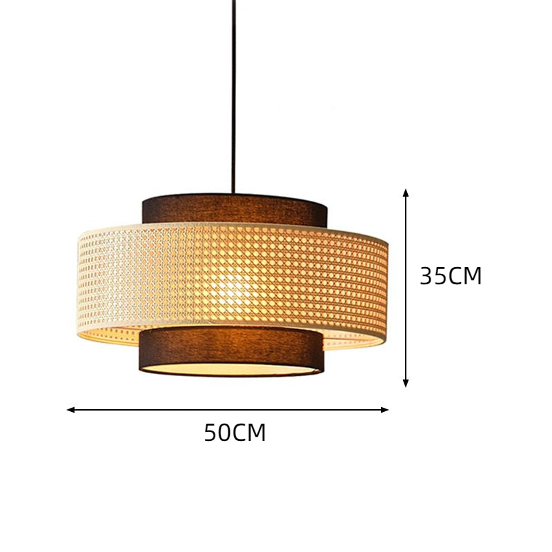 Modern Style Drum Shade Pendant Lighting