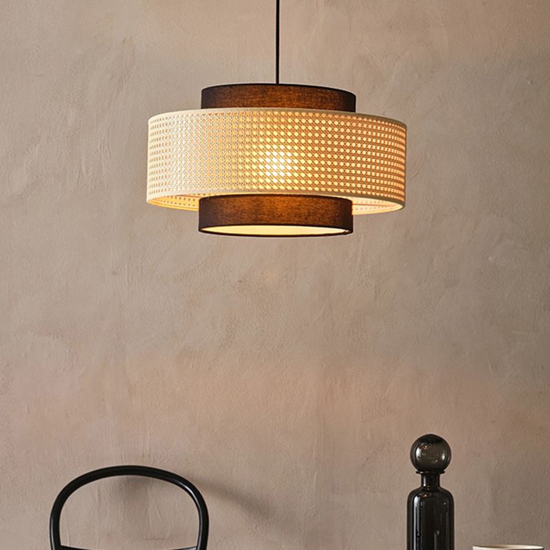 Modern Style Drum Shade Pendant Lighting
