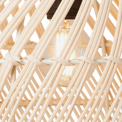 Modern Rattan Globe Pendant Light - Hand-Woven Boho Orb Chandelier