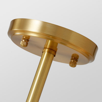Modern Brass Sputnik Chandelier - 6-Light Opal Globe Chandelier