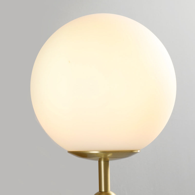 Milky Glass Ball Wall Sconce