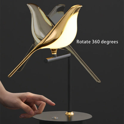 Electroplating Golden Bird Table Lamp
