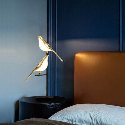 Electroplating Golden Bird Table Lamp