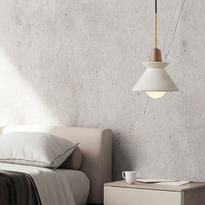 Nordic Simple Cement Single Head Pendant Lights