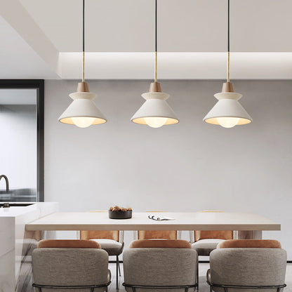 Nordic Simple Cement Single Head Pendant Lights