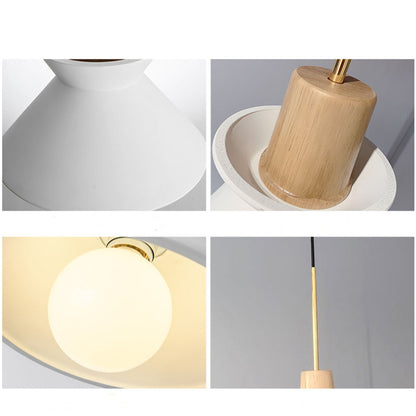 Nordic Simple Cement Single Head Pendant Lights