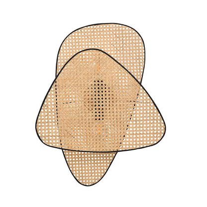 Creative Bedroom Bedside Wall Lamp Rattan Woven