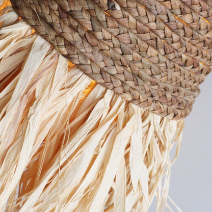 Seagrass Fringe Pendant Light Lamp