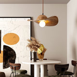 Load image into Gallery viewer, Modern Straw Hat Ceiling Lamp Resin Shade