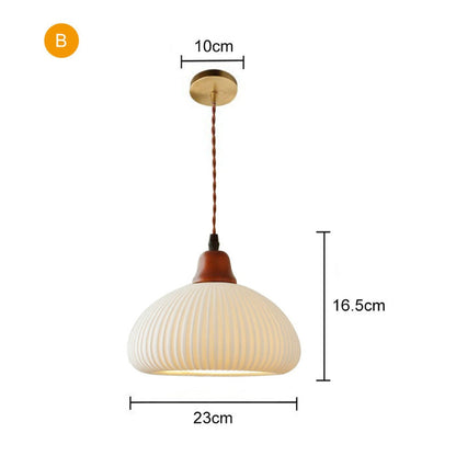 Nordic Vintage Ceramic Pendant Lights