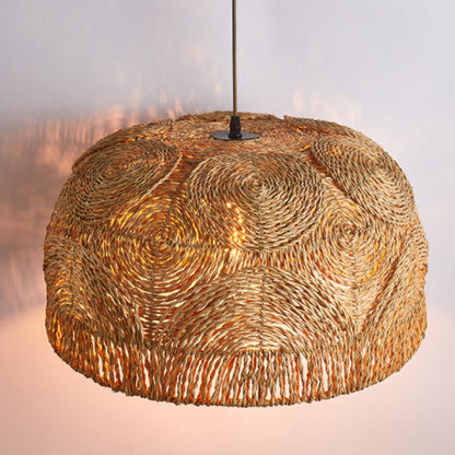 Natural Rattan Handwoven Pendant Lampshade