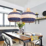 Load image into Gallery viewer, Rattan Pendant Light Hand Woven Coastal Decor