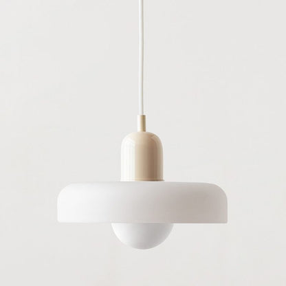 Modern Colorful Glass Shade Pendant Light