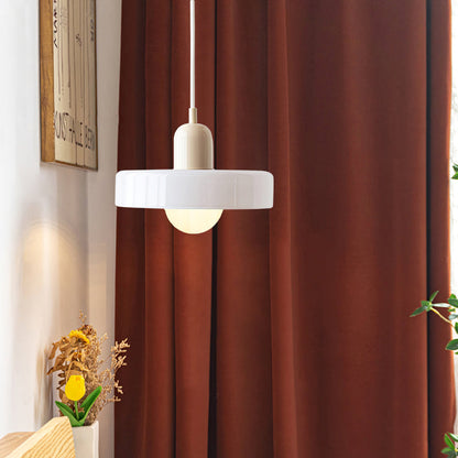 Modern Colorful Glass Shade Pendant Light
