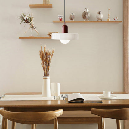 Modern Colorful Glass Shade Pendant Light