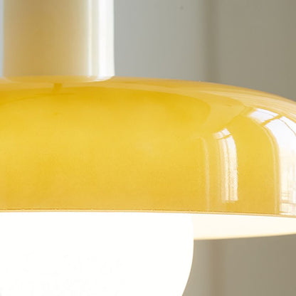 Modern Colorful Glass Shade Pendant Light