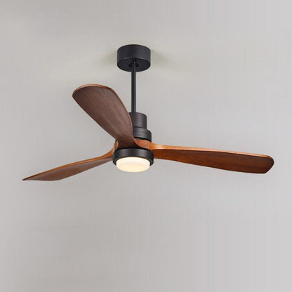 52" LED Ceiling Fan Light with 3 Wood Blades