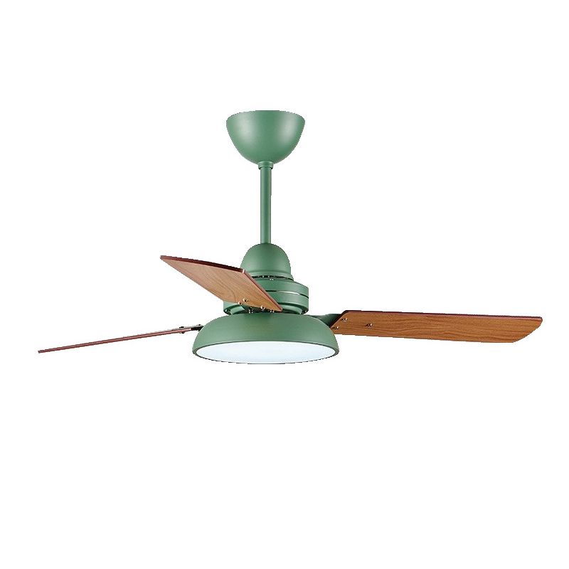 Modern 3-Blade LED Ceiling Fan with Remote - 106cm & 120cm Wood Fan Light