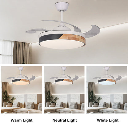 Nordic 42" LED Dimmable Ceiling Fans Light