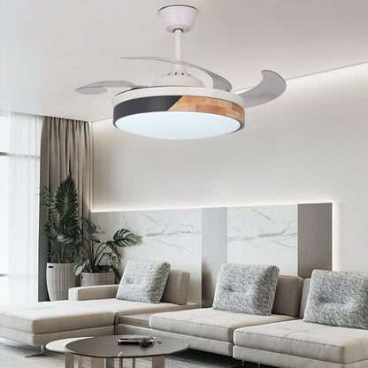 Nordic 42" LED Dimmable Ceiling Fans Light