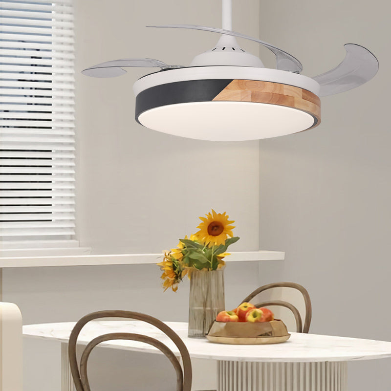 Nordic 42" LED Dimmable Ceiling Fans Light