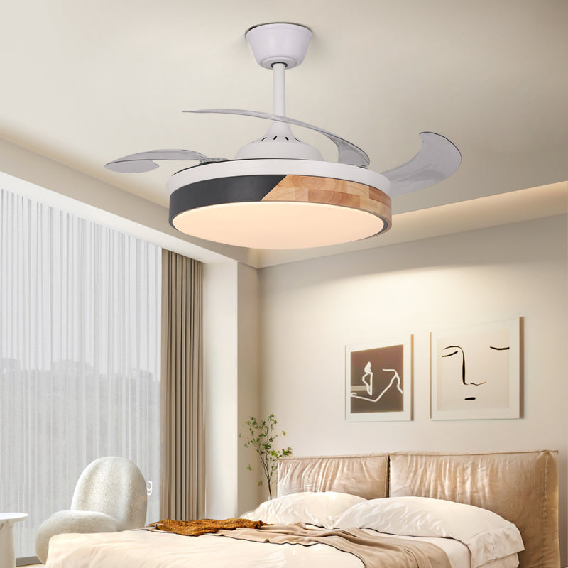 Nordic 42" LED Dimmable Ceiling Fans Light