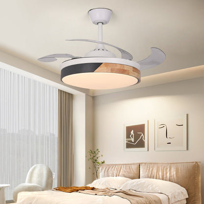 Nordic 42" LED Dimmable Ceiling Fans Light