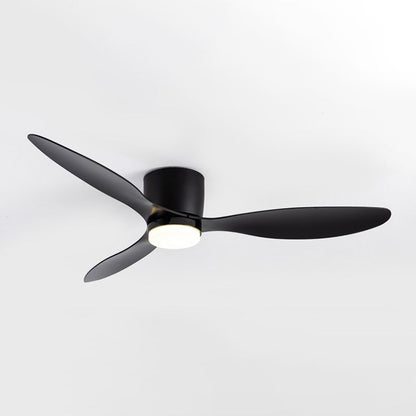 Modern Simple 1-Light Ceiling Fan Lamp Cylinder Shape