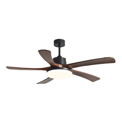Modern 5-Blade LED Ceiling Fan - 40"/46"/56" Downrod & Flush Mount