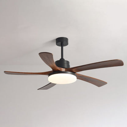 Modern 5-Blade LED Ceiling Fan - 40"/46"/56" Downrod & Flush Mount