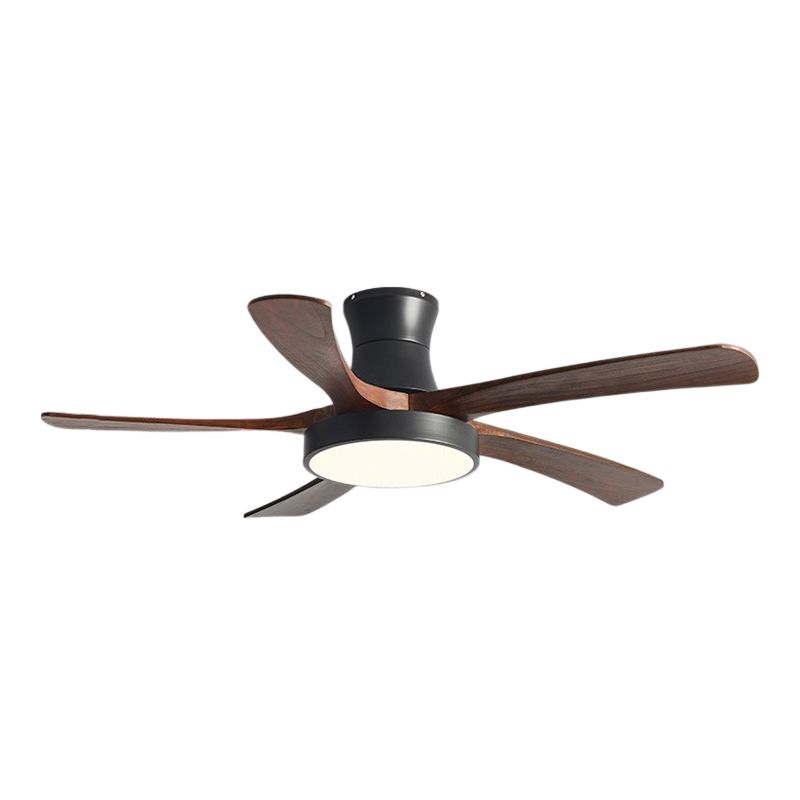 Modern 5-Blade LED Ceiling Fan - 40"/46"/56" Downrod & Flush Mount