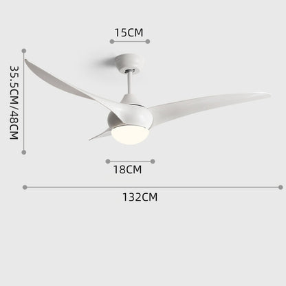 52 Inch Ceiling Fan with Lights Remote Control