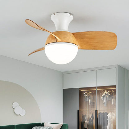 Modern Style Ceiling Fans Light Iron and Acrylic for Living Room Flushmount