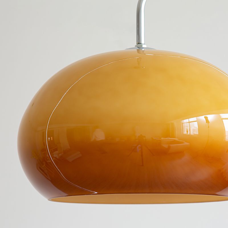Modern Yellow Metal Pendant Lights