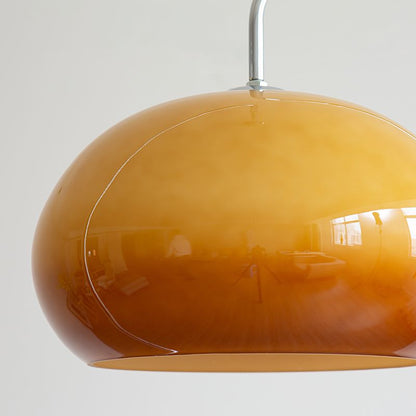 Modern Yellow Metal Pendant Lights