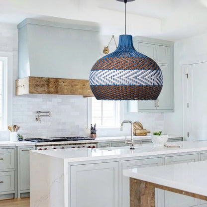 Handmade Light Rattan Dome Pendant Lampshade