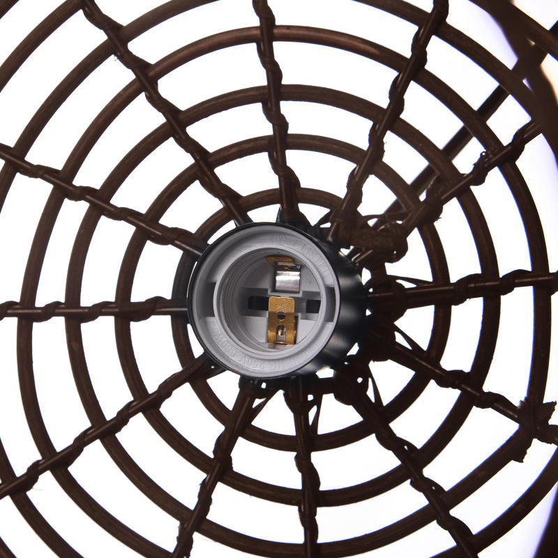 Oval Rattan Pendant Light For Kitchen Island