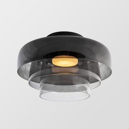 Creative Glass Ceiling Light Multi-Layer Pendant Lampshade