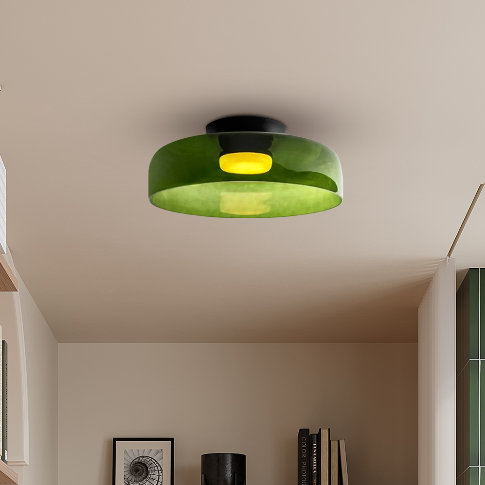 Creative Glass Ceiling Light Multi-Layer Pendant Lampshade