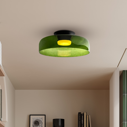 Creative Glass Ceiling Light Multi-Layer Pendant Lampshade