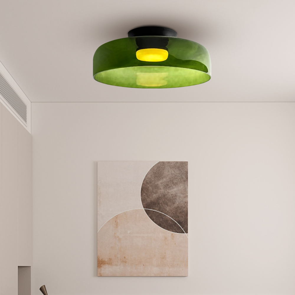 Creative Glass Ceiling Light Multi-Layer Pendant Lampshade
