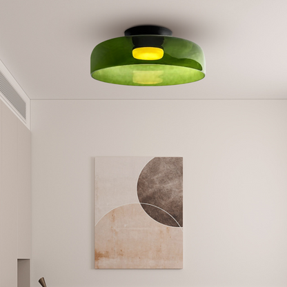Creative Glass Ceiling Light Multi-Layer Pendant Lampshade